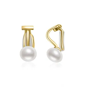 Elegant Freshwater Pearl Clip-on Earrings WE00496