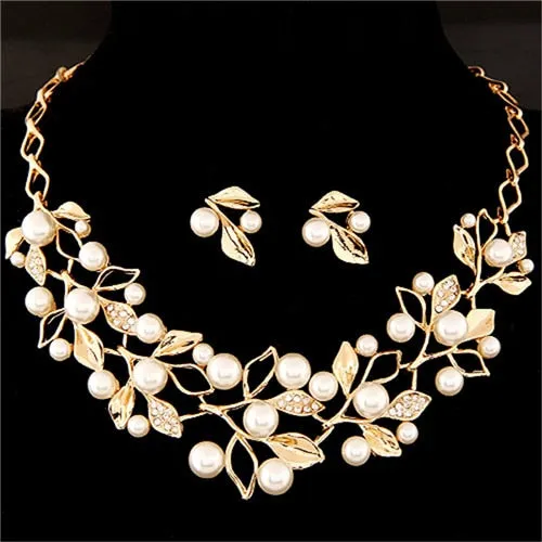 Elegant Pearl Jewelry Set