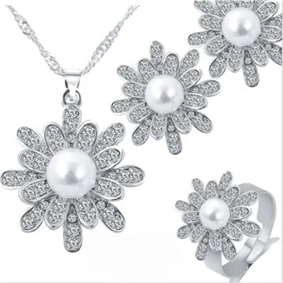 Elegant Pearl Jewelry Set
