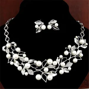 Elegant Pearl Jewelry Set