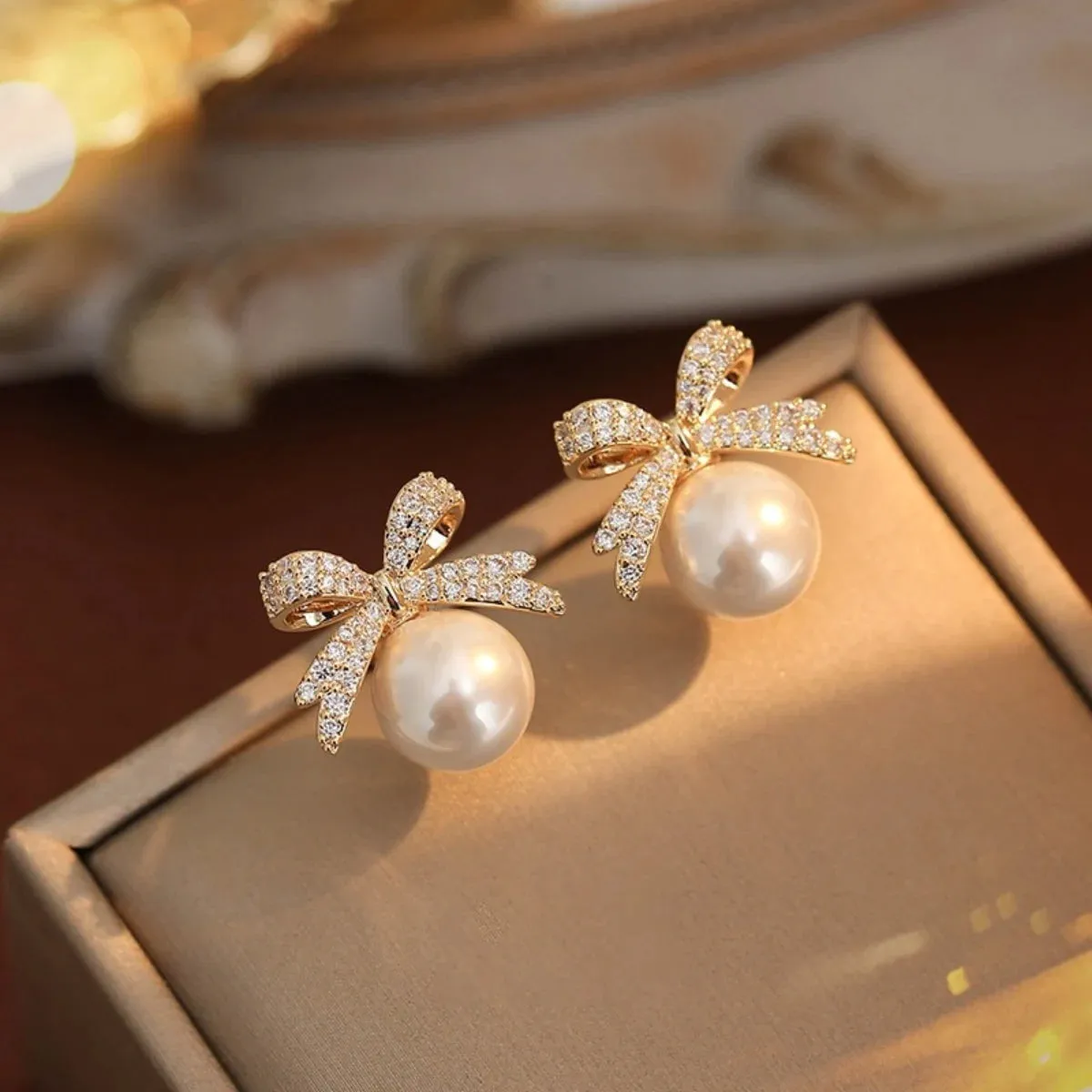 Elegant Pearl Tassel Earrings
