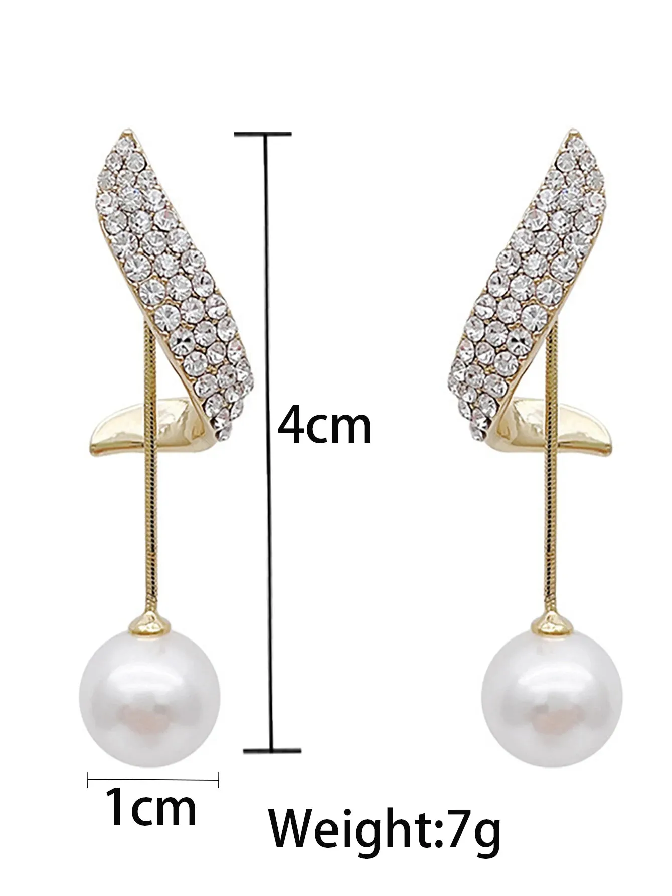 Elegant Pearl Tassel Earrings