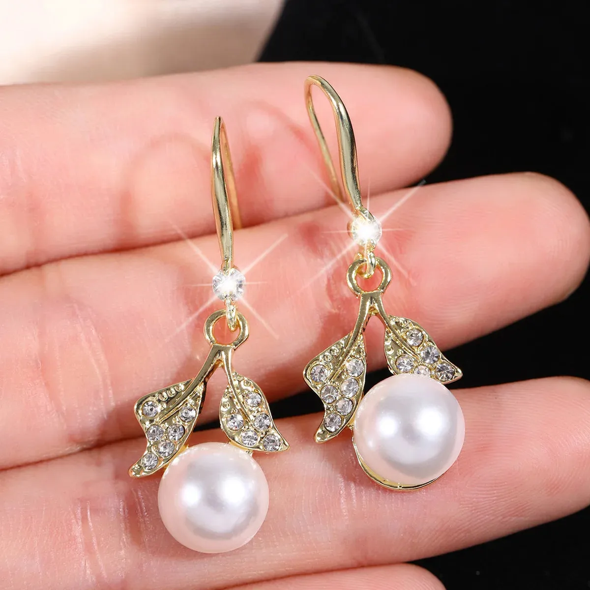 Elegant Pearl Tassel Earrings