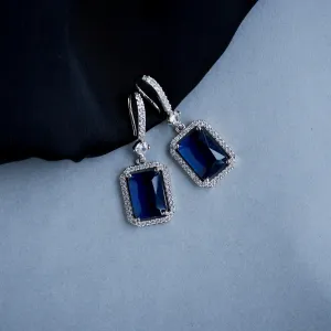Elegant Square Hoop Drops