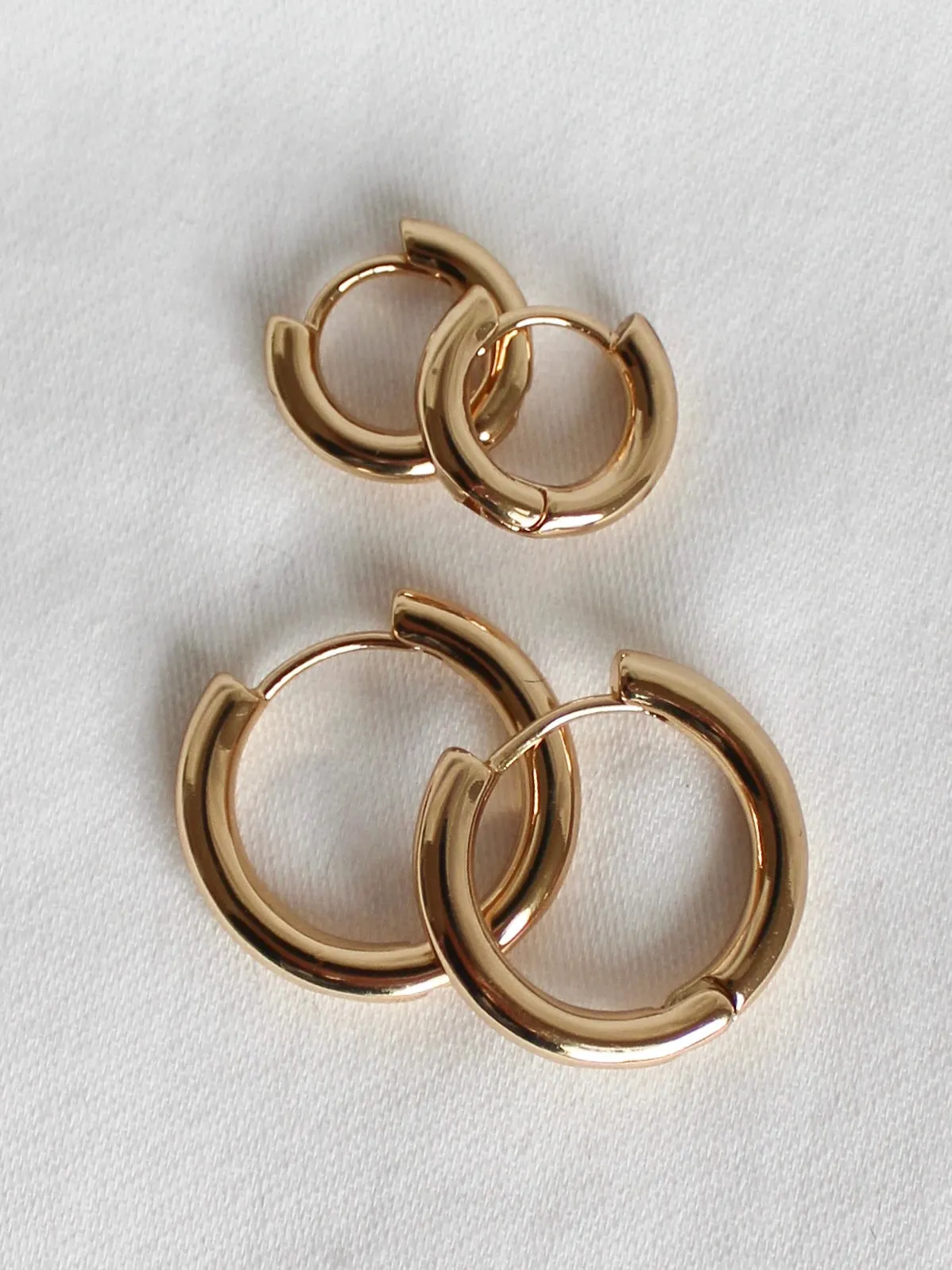 Emma Solid Hoop Earrings