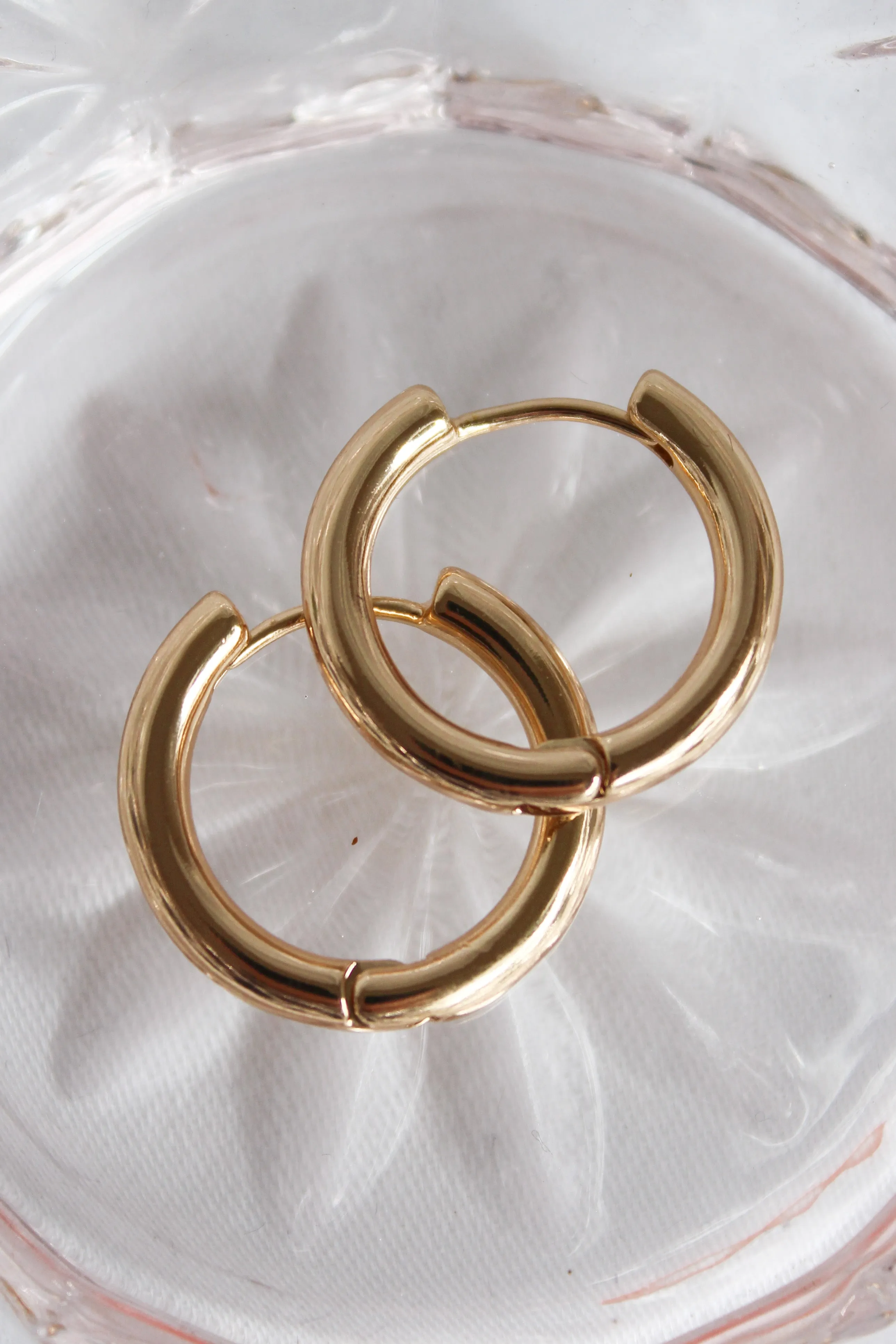 Emma Solid Hoop Earrings