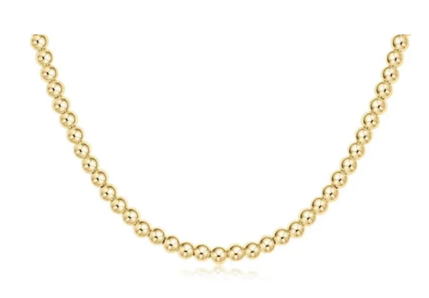 Enewton 17" Choker Classic Gold 4mm Bead