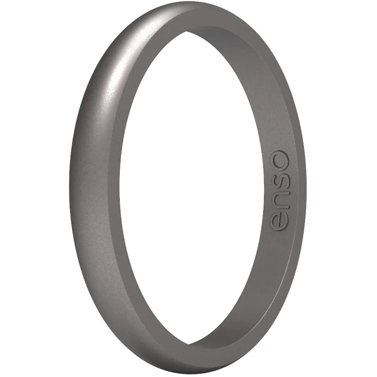 Enso Rings Halo Elements Series Silicone Ring - Platinum