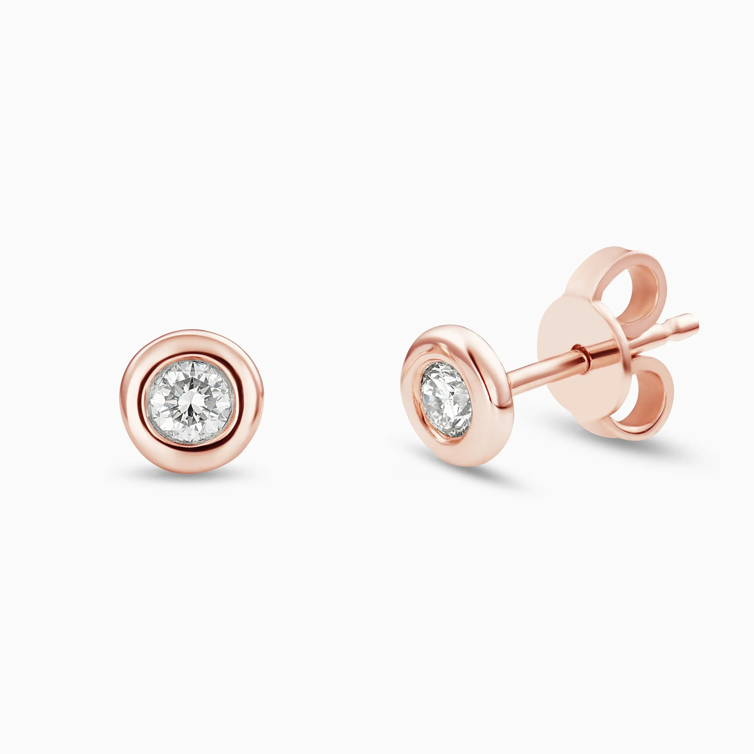 Essential Diamond Bezel Studs
