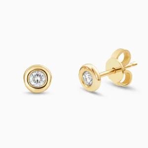 Essential Diamond Bezel Studs