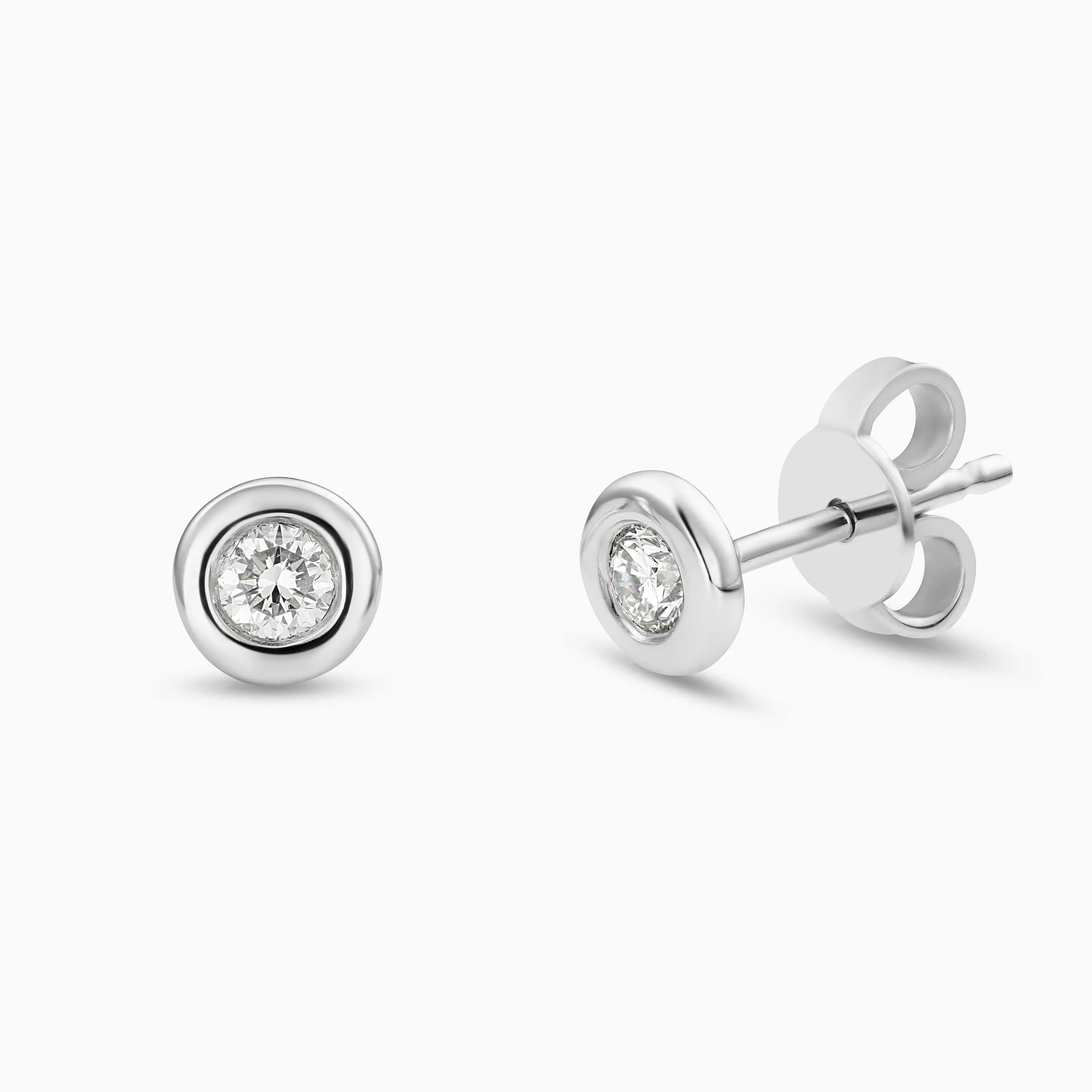 Essential Diamond Bezel Studs