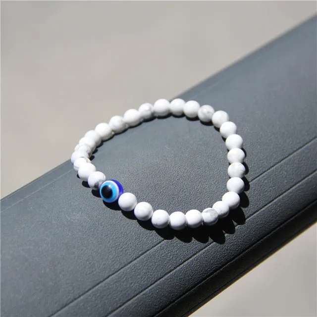 Evil Eye Beads Stone Bracelet For Men Fashion Jewelry- Buddha Health Balance Yoga Reiki