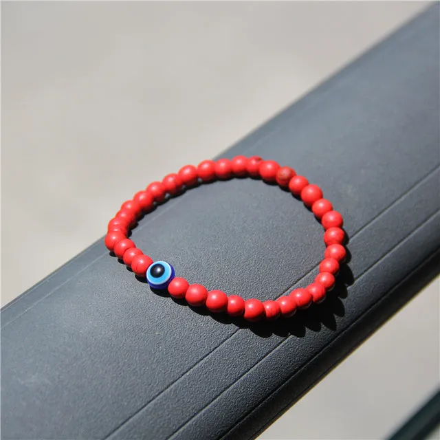 Evil Eye Beads Stone Bracelet For Men Fashion Jewelry- Buddha Health Balance Yoga Reiki