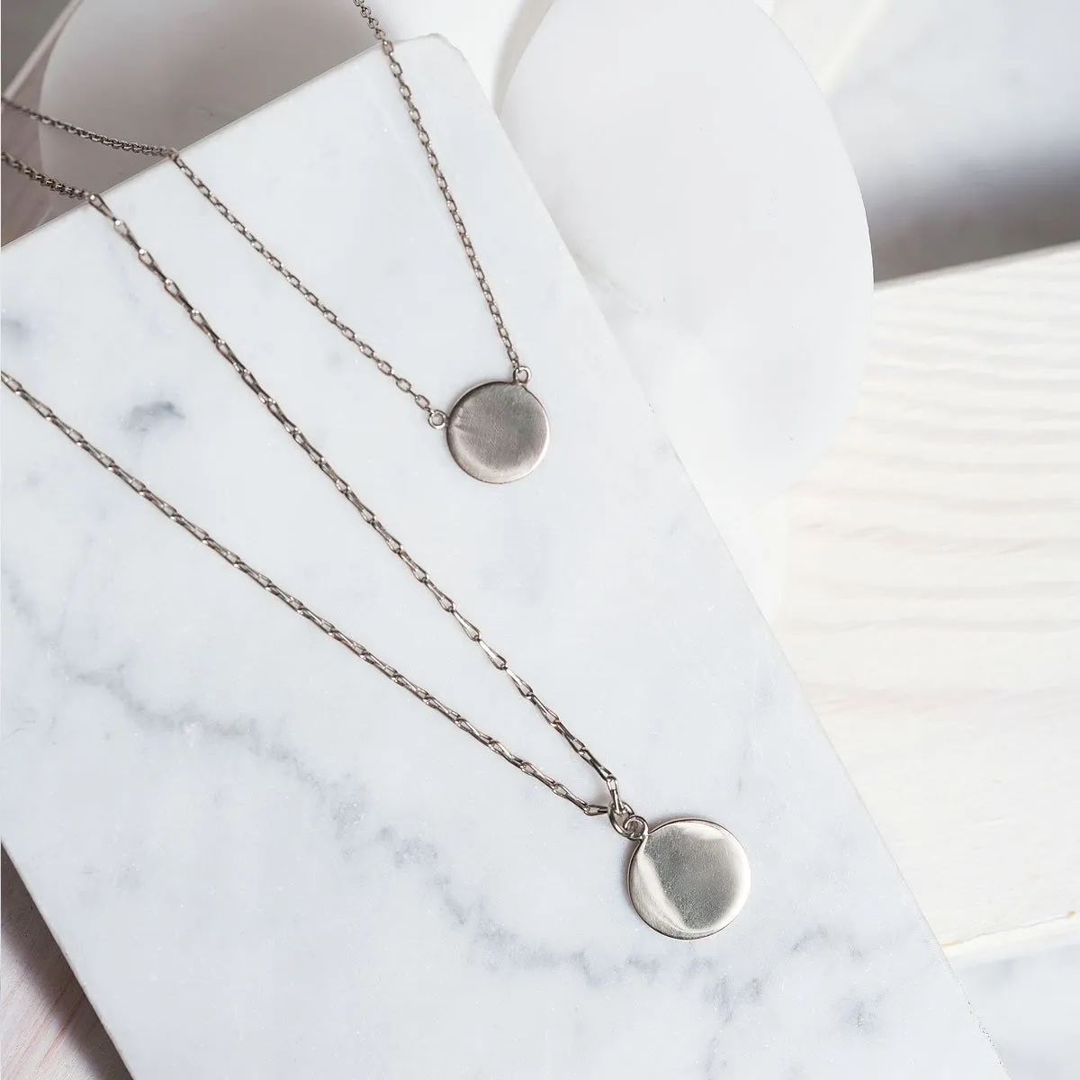 Fancy Disc Necklace