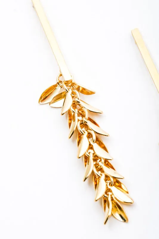 Fancy Layered Drop Earrings