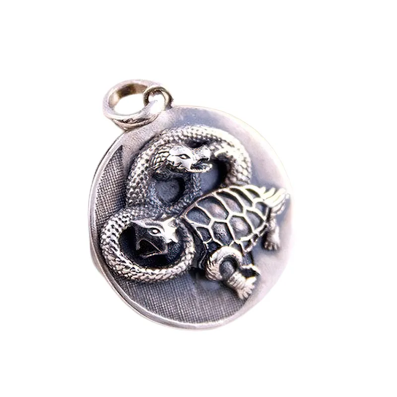 Fashion Retro Jewelry Pendant "Four Mythical Beasts" / Unisex Stylish Accessories