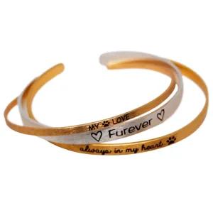 Furever Brass Bangle Trio