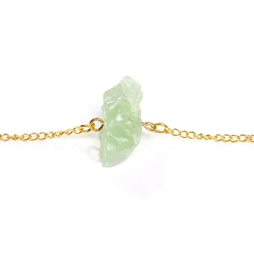 Geometric Crystal Necklace Natural Stone Necklace for women Girl Femme