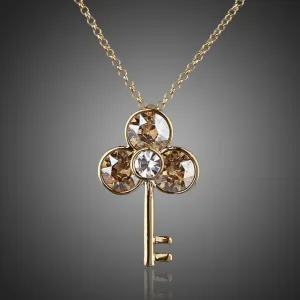 Golden Key Pendant Necklace KPN0044