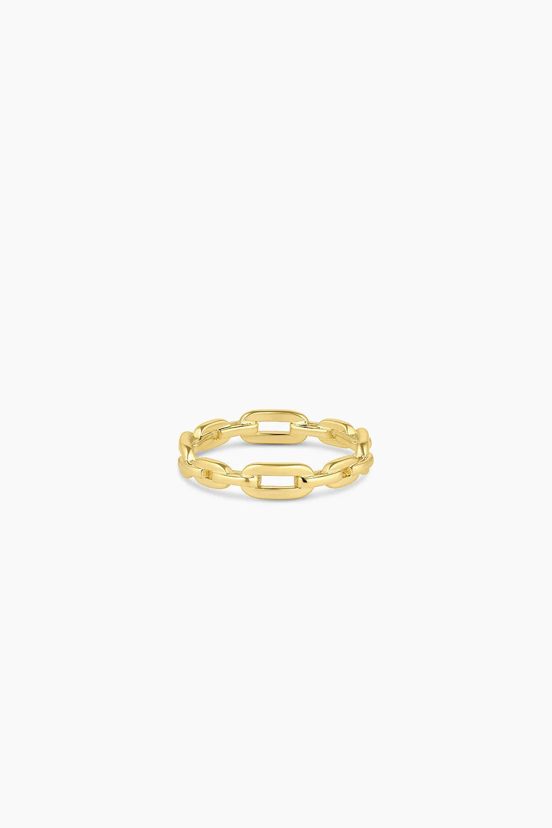 Gorjana Parker Link Ring in Gold - Size 8