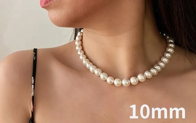 Graceful Silver 925 Pearl Necklace - Best Online Prices by Jewellery Supermarket