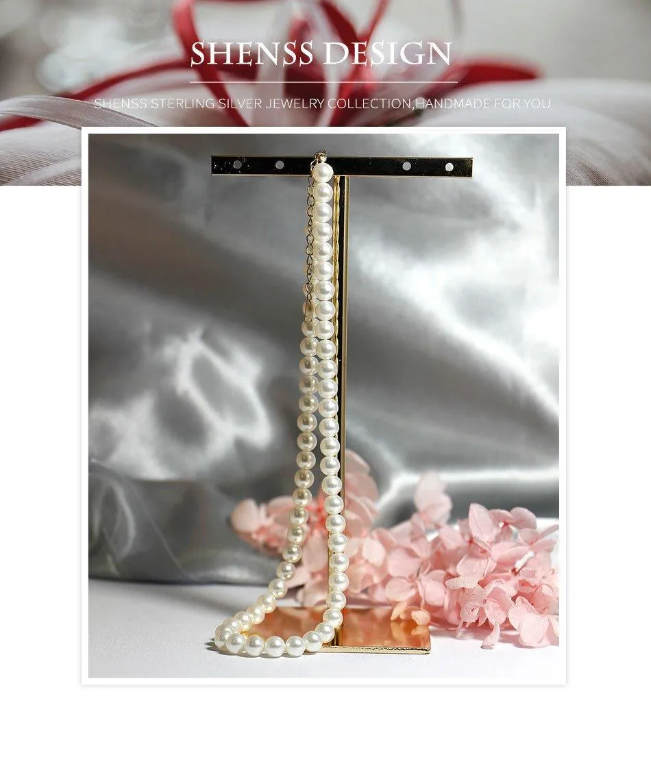 Graceful Silver 925 Pearl Necklace - Best Online Prices by Jewellery Supermarket