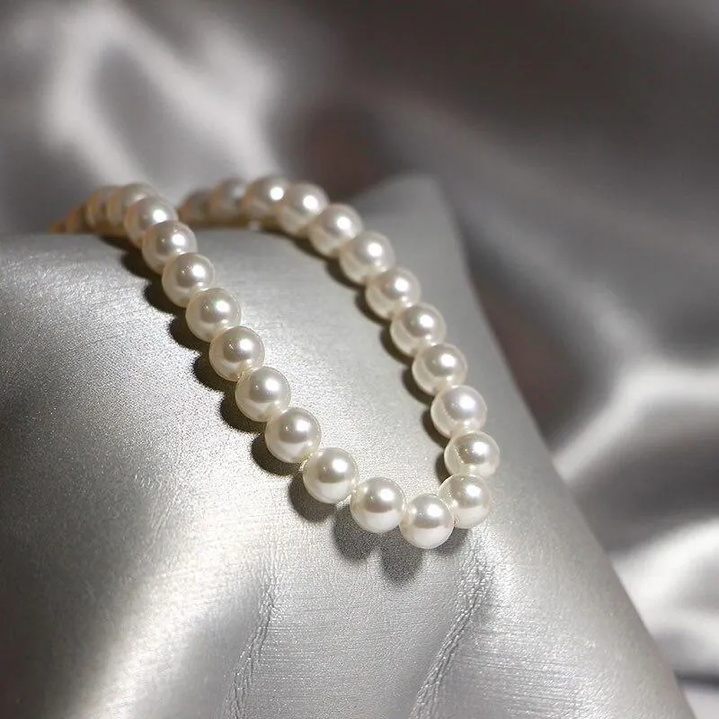 Graceful Silver 925 Pearl Necklace - Best Online Prices by Jewellery Supermarket