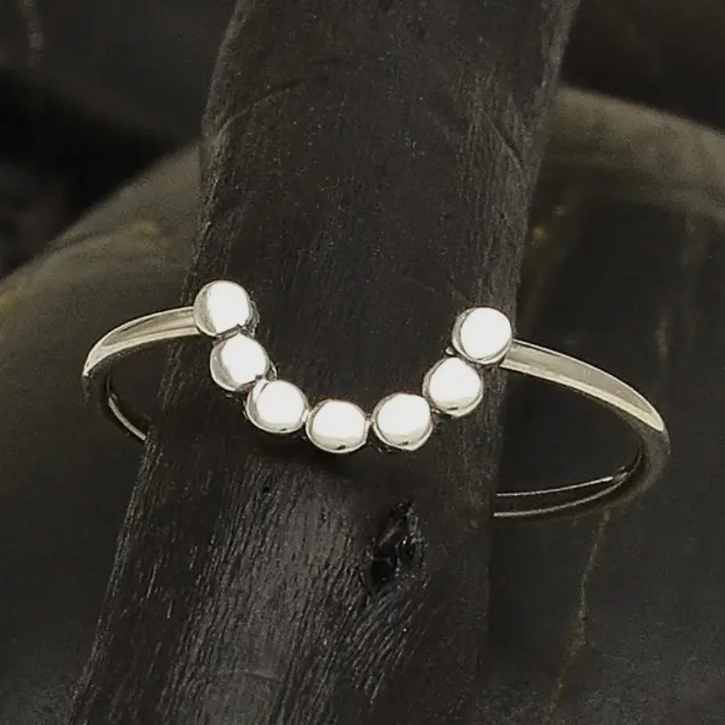 Half Circle Stacker Rings