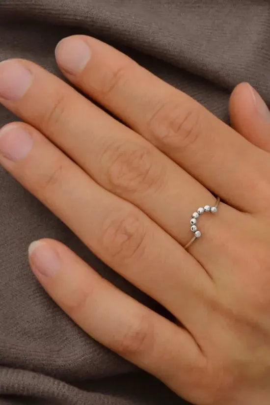 Half Circle Stacker Rings