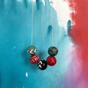 Hand-painted necklace – Shandy