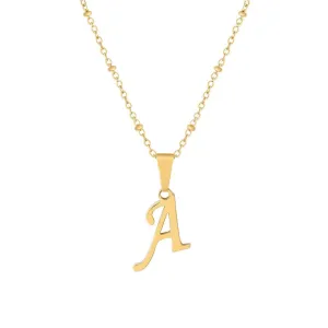 Hawaii Beaded Initial Necklace