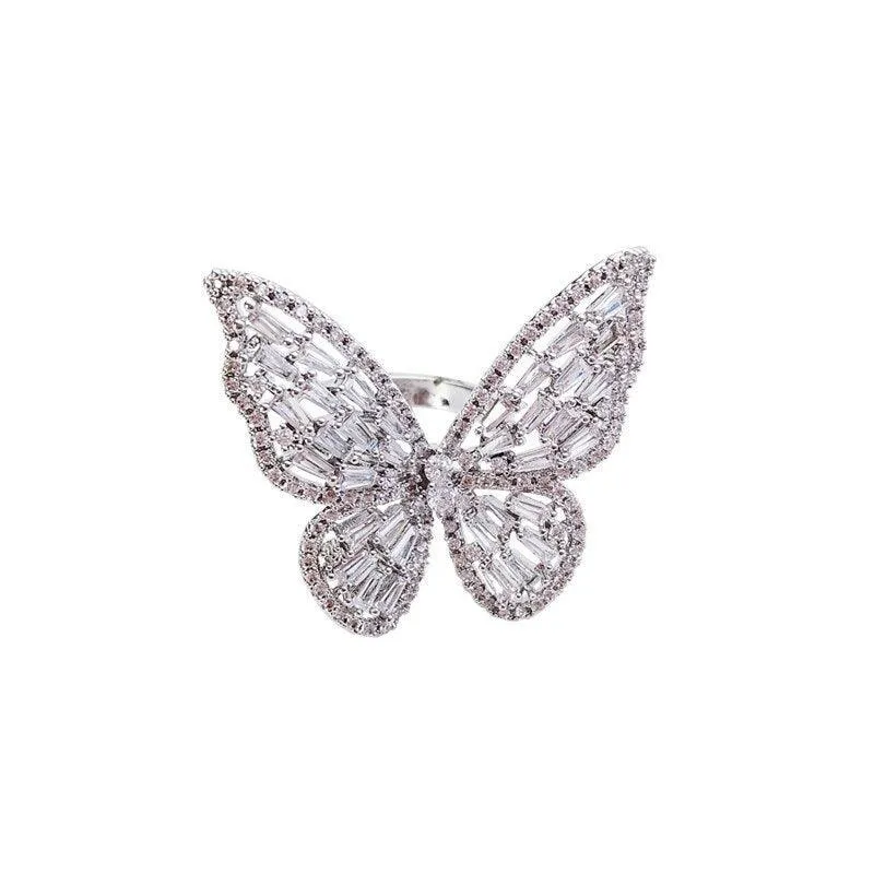 High-Grade Copper Butterfly Ring