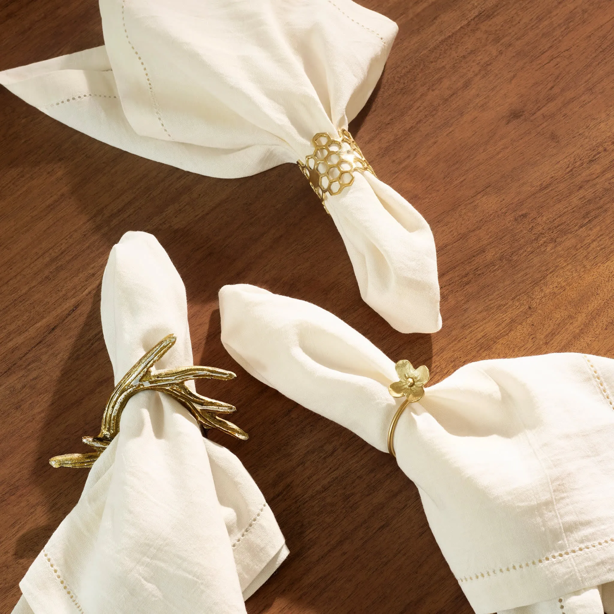 Honeycomb Napkin Rings/Set of 4