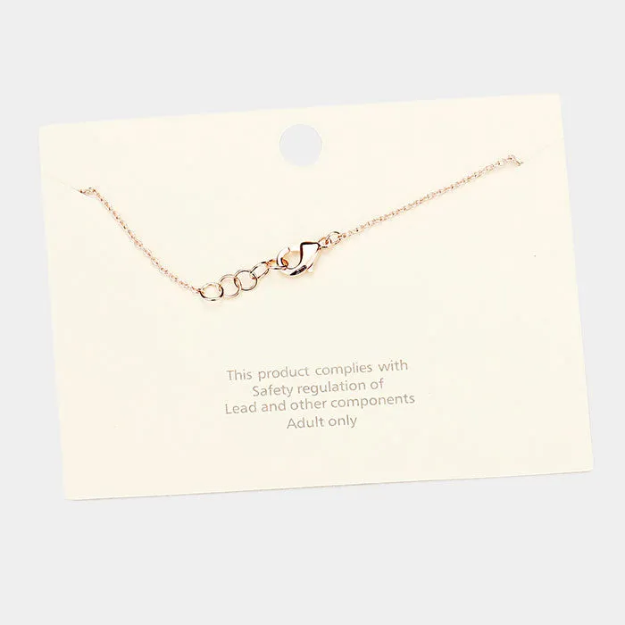 iLLASPARKZ Gold Dipped Bar Charm Bracelet