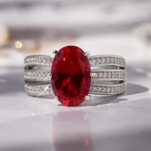 Imperial Ruby Crown Ring