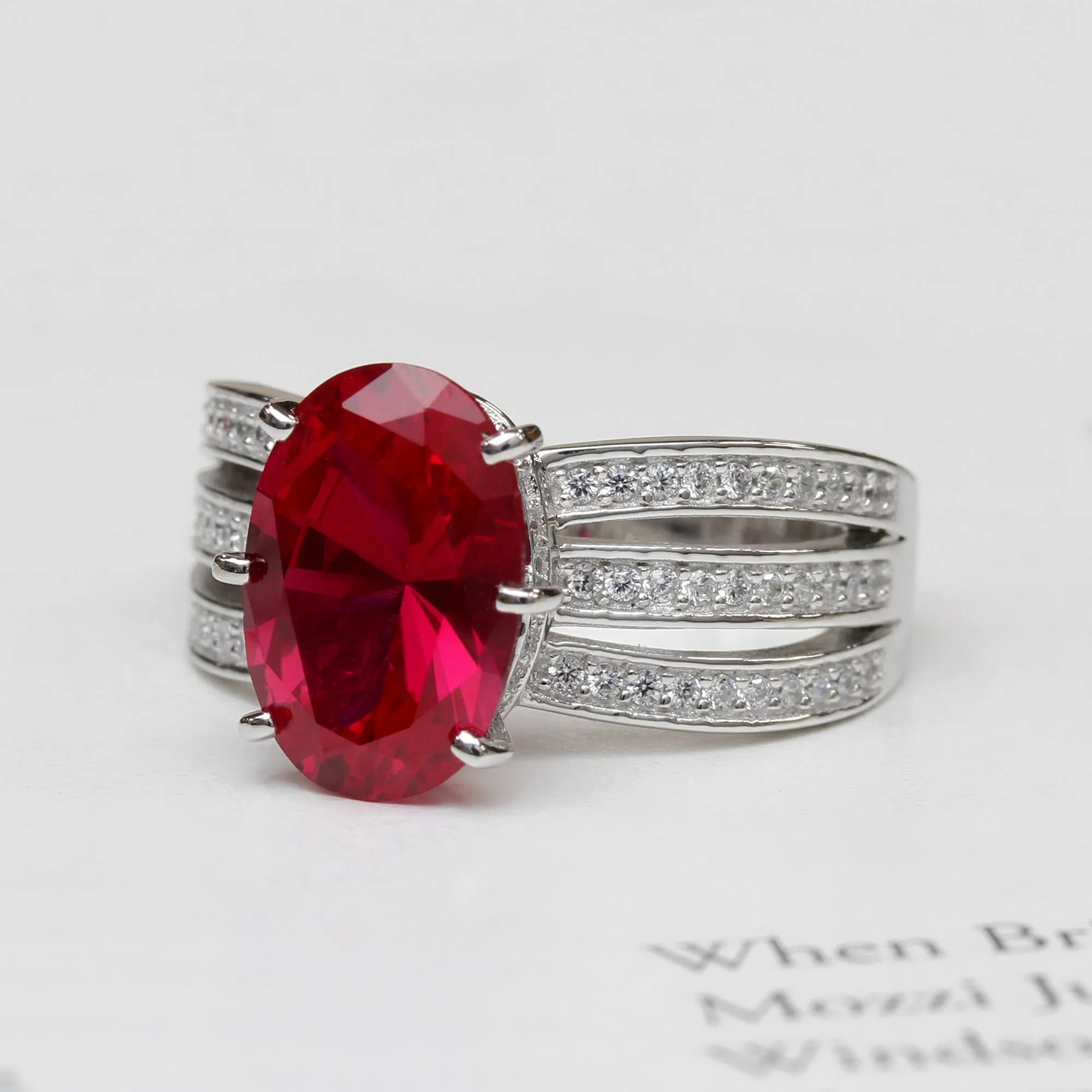 Imperial Ruby Crown Ring