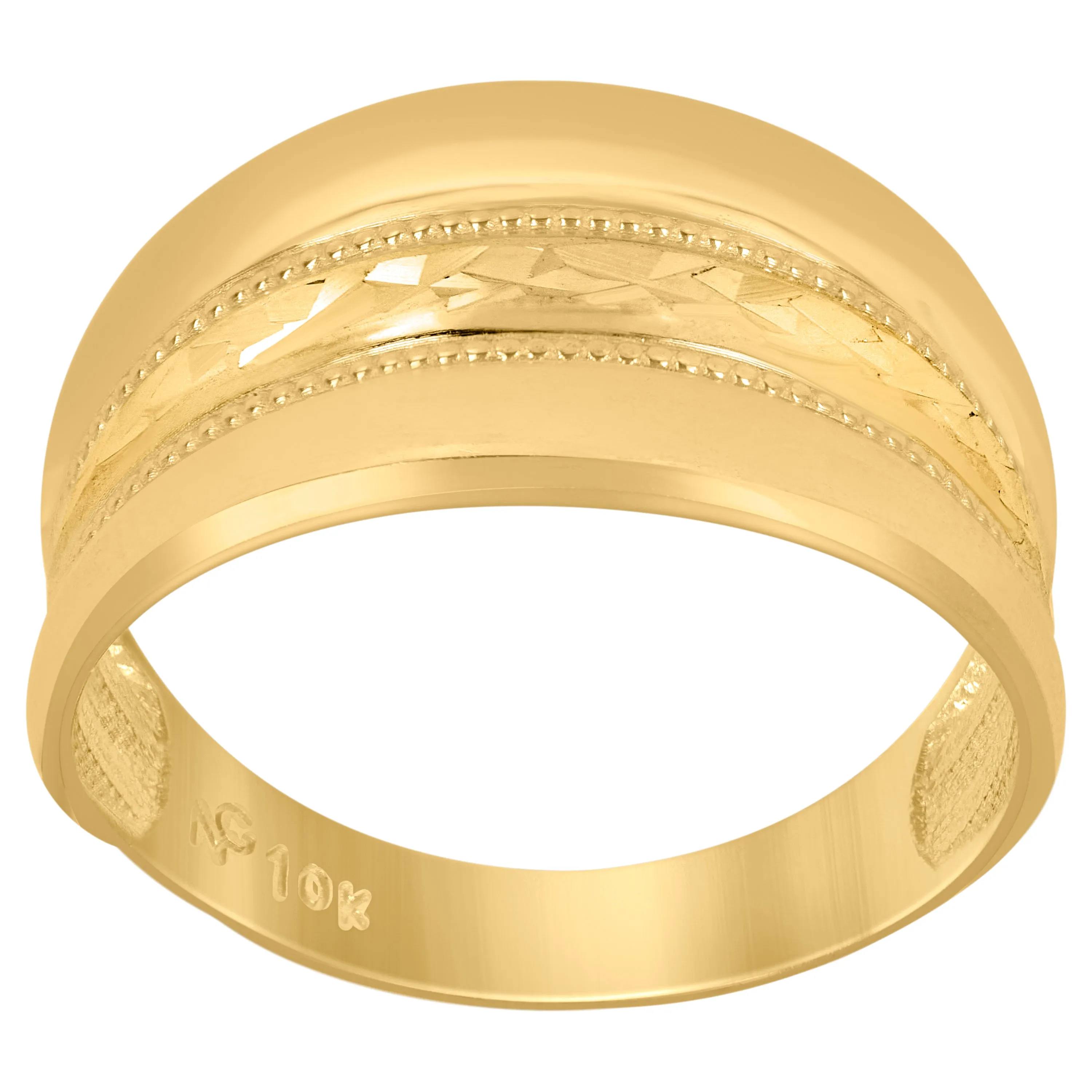 Keene Jewelers 10Kt Yellow Gold Womens Fashion Rings