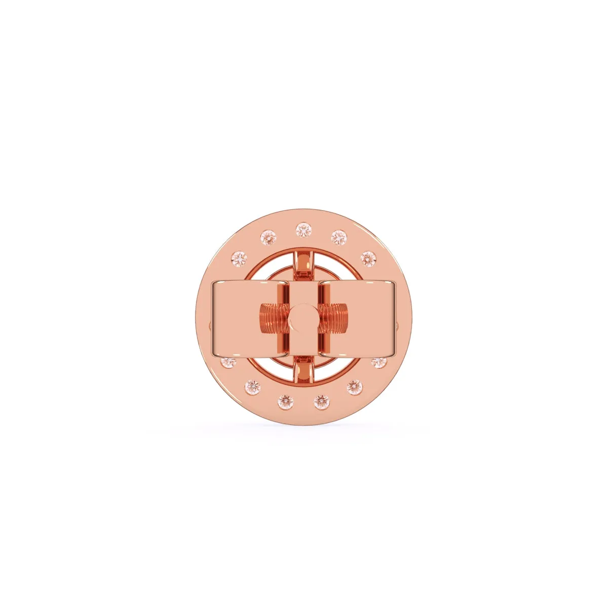 Lab Grown Diamond Cluster Halo Elegant Studs