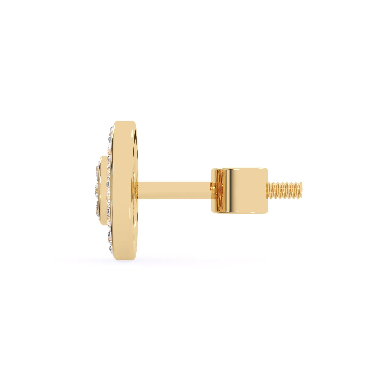 Lab Grown Diamond Cluster Halo Elegant Studs