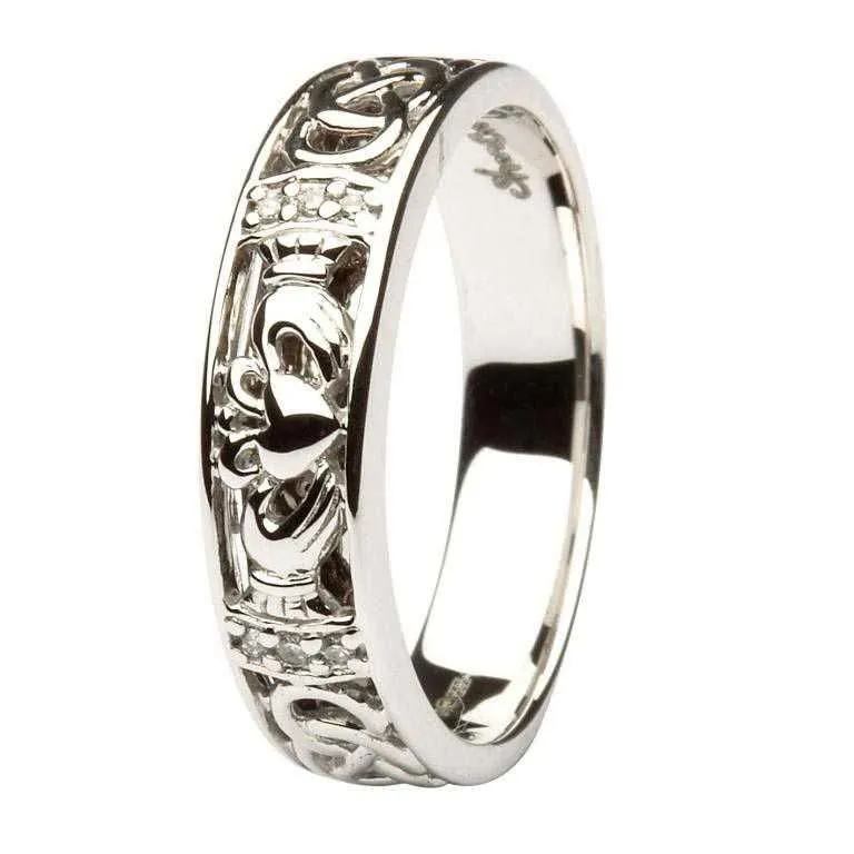 Ladies Claddagh Wedding Ring SL-14IC3