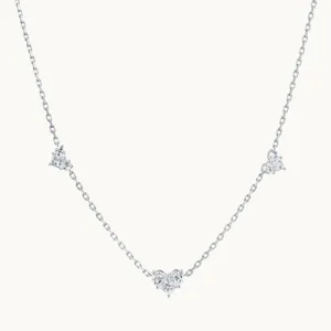 Lady Three Hearts Necklace
