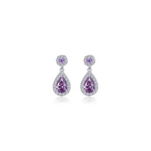 Lafonn Oval Halo Drop Earrings