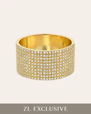 Large Diamond Cigar Ring