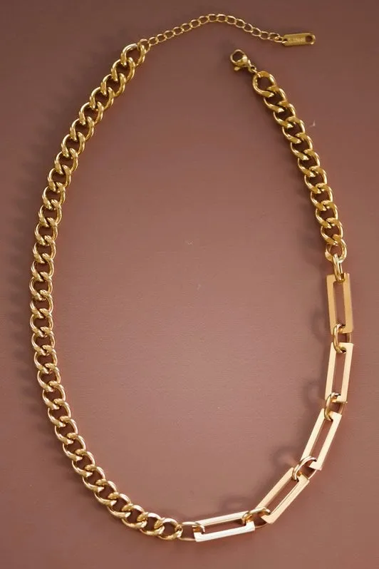 Link Chain Necklace Gold