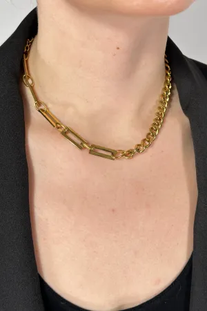 Link Chain Necklace Gold