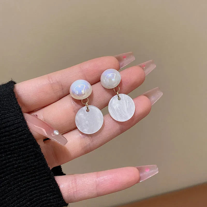 Loookus - Colorful Pearl Stud Earrings