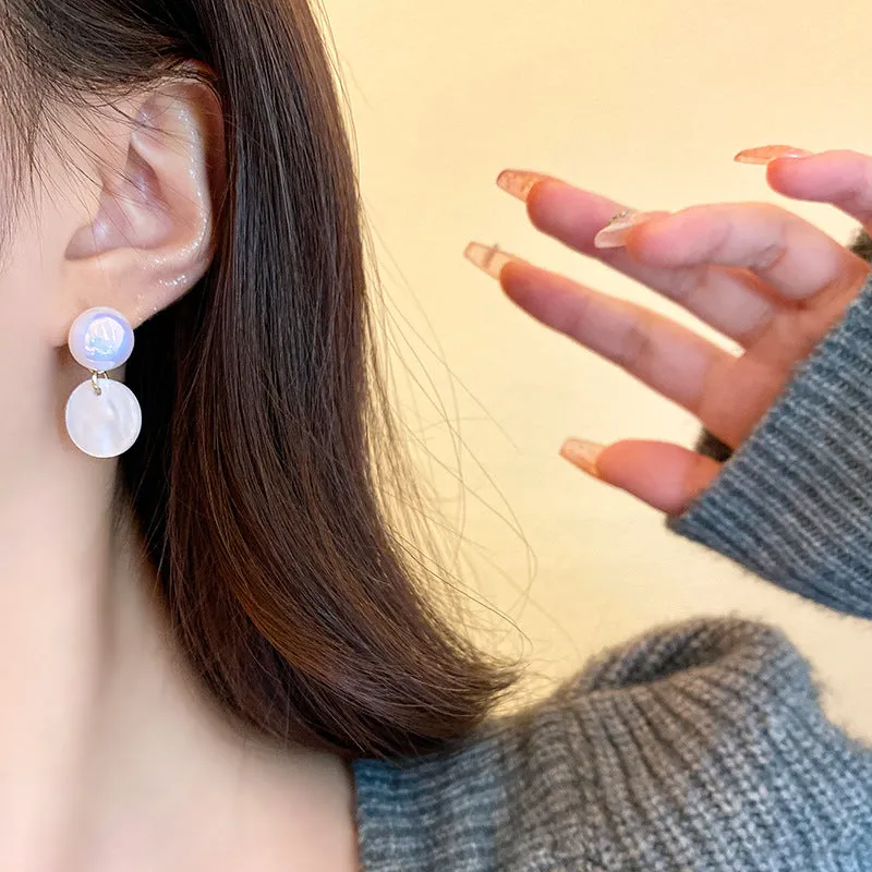 Loookus - Colorful Pearl Stud Earrings