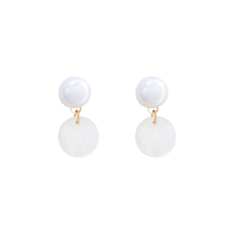 Loookus - Colorful Pearl Stud Earrings