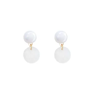 Loookus - Colorful Pearl Stud Earrings