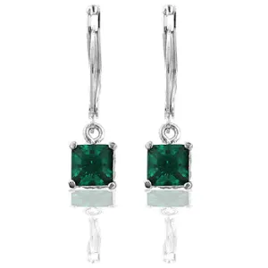 LOVCIA Elegant Forest Princess Cut Drop Earrings
